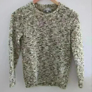 🌴2/$25🌴LAURA PETITES | Women's Multicolor Wool Blend  Crewneck Knitted Sweater